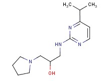 1-[(4-isopropylpyrimidin-2-yl)amino]-3-pyrrolidin-1-ylpropan-2-ol