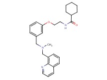 N-[2-(3-{[methyl(8-quinolinylmethyl)amino]methyl}phenoxy)ethyl]cyclohexanecarboxamide
