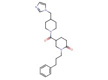 5-{[4-(1H-imidazol-1-ylmethyl)-1-piperidinyl]carbonyl}-1-(3-phenylpropyl)-2-piperidinone