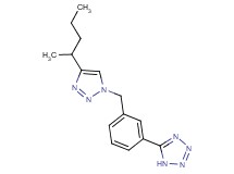 5-(3-{[4-(1-methylbutyl)-1H-1,2,3-triazol-1-yl]methyl}phenyl)-1H-tetrazole