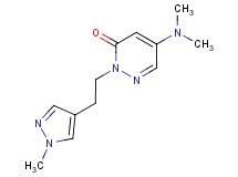 5-(dimethylamino)-2-[2-(1-methyl-1H-pyrazol-4-yl)ethyl]pyridazin-3(2H)-one
