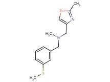 N-methyl-1-(2-methyl-1,3-oxazol-4-yl)-N-[3-(methylthio)benzyl]methanamine