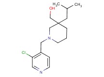 {1-[(3-chloropyridin-4-yl)methyl]-3-isobutylpiperidin-3-yl}methanol