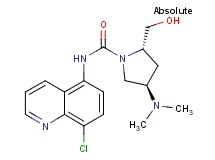 (2S,4R)-N-(8-chloroquinolin-5-yl)-4-(dimethylamino)-2-(hydroxymethyl)pyrrolidine-1-carboxamide