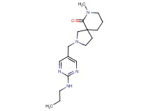7-methyl-2-{[2-(propylamino)pyrimidin-5-yl]methyl}-2,7-diazaspiro[4.5]decan-6-one