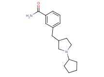 3-[(1-cyclopentyl-3-pyrrolidinyl)methyl]benzamide