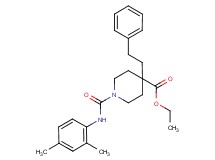 ethyl 1-{[(2,4-dimethylphenyl)amino]carbonyl}-4-(2-phenylethyl)-4-piperidinecarboxylate