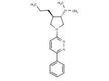 (3S*,4R*)-N,N-dimethyl-1-(6-phenyl-3-pyridazinyl)-4-propyl-3-pyrrolidinamine