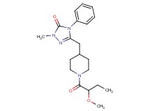 5-{[1-(2-methoxybutanoyl)piperidin-4-yl]methyl}-2-methyl-4-phenyl-2,4-dihydro-3H-1,2,4-triazol-3-one