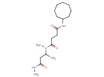 N'-cyclooctyl-N-methyl-N-[1-methyl-3-(methylamino)-3-oxopropyl]succinamide