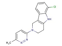 6-chloro-2-(6-methyl-3-pyridazinyl)-2,3,4,5-tetrahydro-1H-pyrido[4,3-b]indole