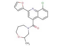 8-chloro-2-(2-furyl)-4-[(2-methyl-1,4-oxazepan-4-yl)carbonyl]quinoline