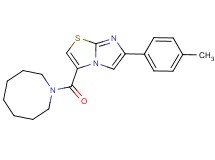 3-(1-azocanylcarbonyl)-6-(4-methylphenyl)imidazo[2,1-b][1,3]thiazole