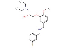 1-(diethylamino)-3-(5-{[(3-fluorobenzyl)amino]methyl}-2-methoxyphenoxy)-2-propanol