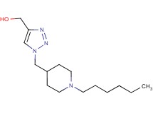 {1-[(1-hexylpiperidin-4-yl)methyl]-1H-1,2,3-triazol-4-yl}methanol