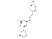 1-{2-[(2-methyl-6-piperidin-3-ylpyrimidin-4-yl)amino]ethyl}piperidin-4-ol