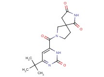 7-[(6-tert-butyl-2-oxo-2,3-dihydropyrimidin-4-yl)carbonyl]-2,7-diazaspiro[4.4]nonane-1,3-dione