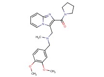 (3,4-dimethoxybenzyl)methyl{[2-(1-pyrrolidinylcarbonyl)imidazo[1,2-a]pyridin-3-yl]methyl}amine
