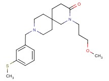 2-(3-methoxypropyl)-9-[3-(methylthio)benzyl]-2,9-diazaspiro[5.5]undecan-3-one
