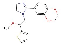 2-(2,3-dihydro-1,4-benzodioxin-6-yl)-1-[2-methoxy-2-(2-thienyl)ethyl]-1H-imidazole