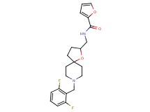 N-{[8-(2,6-difluorobenzyl)-1-oxa-8-azaspiro[4.5]dec-2-yl]methyl}-2-furamide