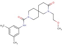 N-(3,5-dimethylphenyl)-2-(2-methoxyethyl)-3-oxo-2,9-diazaspiro[5.5]undecane-9-carboxamide