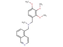 (5-isoquinolinylmethyl)methyl(2,3,4-trimethoxybenzyl)amine bis(trifluoroacetate)