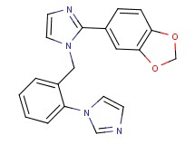 2-(1,3-benzodioxol-5-yl)-1-[2-(1H-imidazol-1-yl)benzyl]-1H-imidazole