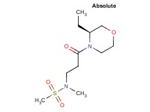 N-{3-[(3S)-3-ethylmorpholin-4-yl]-3-oxopropyl}-N-methylmethanesulfonamide