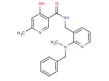 N-({2-[benzyl(methyl)amino]-3-pyridinyl}methyl)-4-hydroxy-6-methylnicotinamide