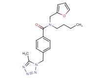 N-butyl-N-(2-furylmethyl)-4-[(5-methyl-1H-tetrazol-1-yl)methyl]benzamide