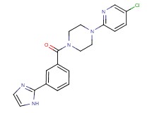 1-(5-chloro-2-pyridinyl)-4-[3-(1H-imidazol-2-yl)benzoyl]piperazine