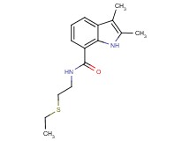 N-[2-(ethylthio)ethyl]-2,3-dimethyl-1H-indole-7-carboxamide