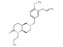 rel-(4aS,8aR)-6-(3-allyl-4-methoxybenzyl)-1-(2-aminoethyl)octahydro-1,6-naphthyridin-2(1H)-one dihydrochloride