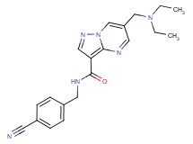 N-(4-cyanobenzyl)-6-[(diethylamino)methyl]pyrazolo[1,5-a]pyrimidine-3-carboxamide