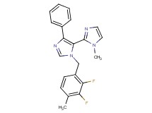 3'-(2,3-difluoro-4-methylbenzyl)-1-methyl-5'-phenyl-1H,3'H-2,4'-biimidazole