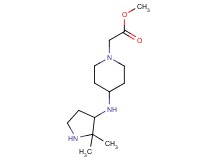 methyl {4-[(2,2-dimethyl-3-pyrrolidinyl)amino]-1-piperidinyl}acetate dihydrochloride