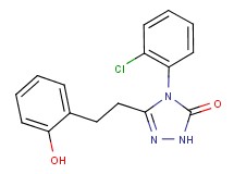 4-(2-chlorophenyl)-5-[2-(2-hydroxyphenyl)ethyl]-2,4-dihydro-3H-1,2,4-triazol-3-one