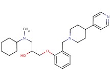 1-[cyclohexyl(methyl)amino]-3-(2-{[4-(4-pyridinyl)-1-piperidinyl]methyl}phenoxy)-2-propanol