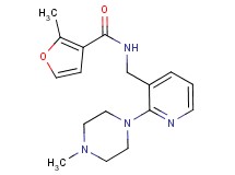 2-methyl-N-{[2-(4-methyl-1-piperazinyl)-3-pyridinyl]methyl}-3-furamide