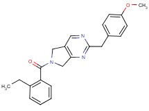 6-(2-ethylbenzoyl)-2-(4-methoxybenzyl)-6,7-dihydro-5H-pyrrolo[3,4-d]pyrimidine