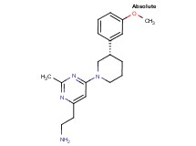 (2-{6-[(3S)-3-(3-methoxyphenyl)piperidin-1-yl]-2-methylpyrimidin-4-yl}ethyl)amine