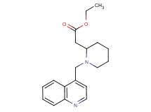 ethyl [1-(4-quinolinylmethyl)-2-piperidinyl]acetate