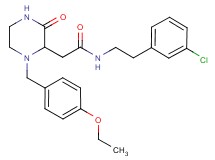 N-[2-(3-chlorophenyl)ethyl]-2-[1-(4-ethoxybenzyl)-3-oxo-2-piperazinyl]acetamide