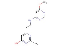 6-{2-[(6-methoxypyrimidin-4-yl)amino]ethyl}-2-methylpyrimidin-4-ol