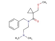 N-benzyl-N-[2-(dimethylamino)ethyl]-1-(methoxymethyl)cyclopropanecarboxamide