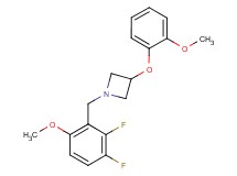 1-(2,3-difluoro-6-methoxybenzyl)-3-(2-methoxyphenoxy)azetidine