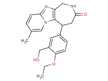5-[4-ethoxy-3-(hydroxymethyl)phenyl]-8-methyl-1,2,4,5-tetrahydro-3H-pyrido[1',2':1,2]imidazo[4,5-c]azepin-3-one