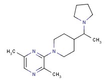 2,5-dimethyl-3-{4-[1-(1-pyrrolidinyl)ethyl]-1-piperidinyl}pyrazine