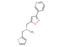 N-methyl-1-[3-(3-pyridinyl)-5-isoxazolyl]-N-(2-thienylmethyl)methanamine